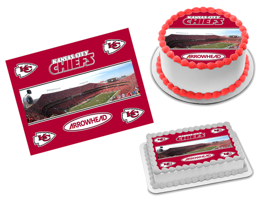Kansas City Chiefs Edible Image Frosting Sheet #6 (70+ sizes)