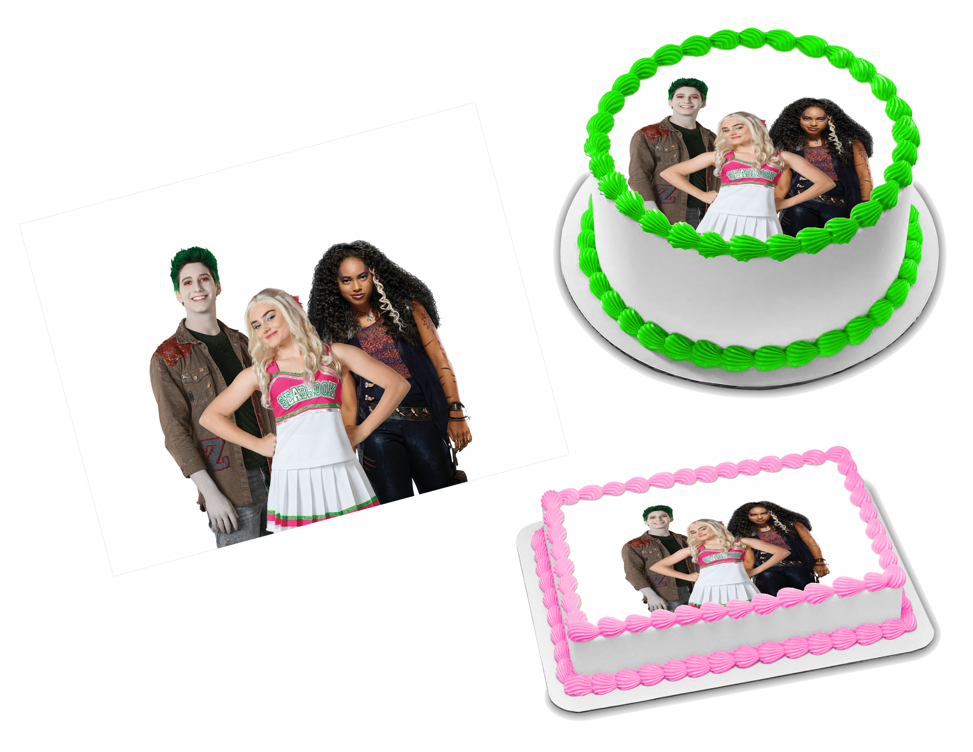 Zombies 2 Edible Image Frosting Sheet #6 (70+ sizes)