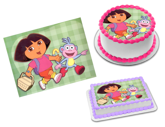 Dora the Explorer Edible Image Frosting Sheet #6 Topper (70+ sizes)