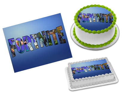 Fortnite Edible Image Frosting Sheet #6 Topper (70+ sizes)