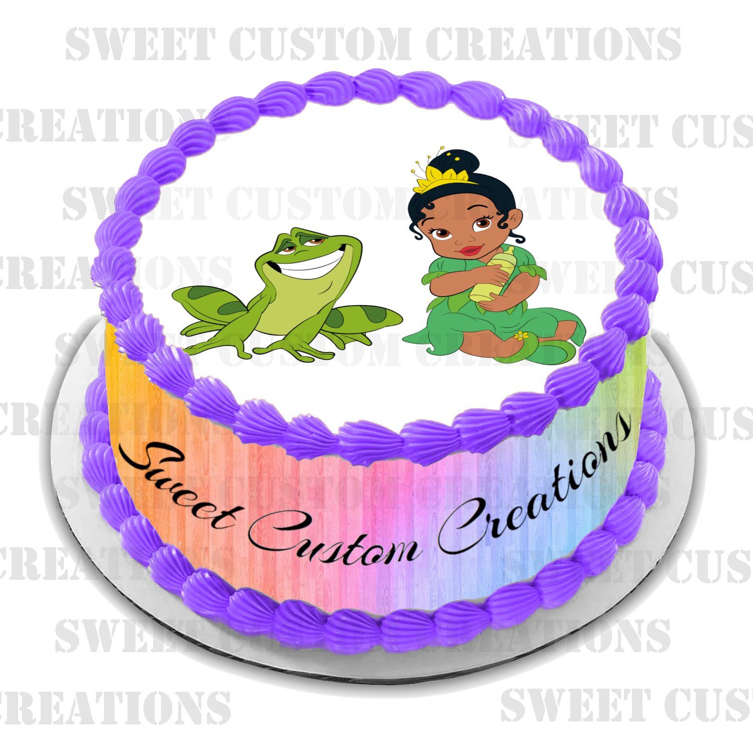 YCKens Happy Birthday Cake Topper for Tiana - The Princess Tiana and The  Frog Cake Decorations Party Cake Decors for Girls (Double-sided) -  Walmart.com