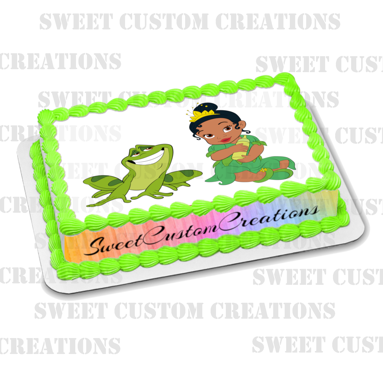 Baby Princess Tiana Edible Image Frosting Sheet #60 (70+ sizes)