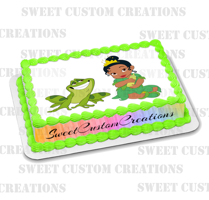 Baby Princess Tiana Edible Image Frosting Sheet #60 (70+ sizes)