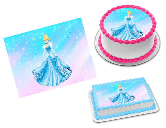 Princess Cinderella Edible Image Frosting Sheet #69 (70+ sizes)