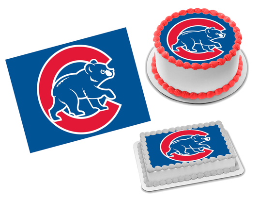 Chicago Cubs Edible Image Frosting Sheet #7 Topper (70+ sizes)