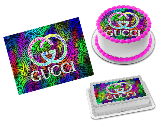 Gucci Edible Image Frosting Sheet #7 (70+ sizes)