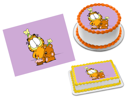 Garfield Edible Image Frosting Sheet #74 Topper (70+ sizes)