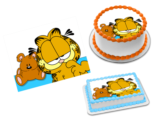 Garfield Edible Image Frosting Sheet #77 Topper (70+ sizes)