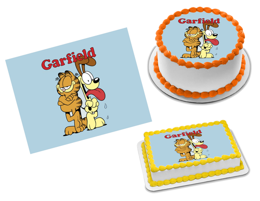 Garfield Odie Edible Image Frosting Sheet #78 Topper (70+ sizes)
