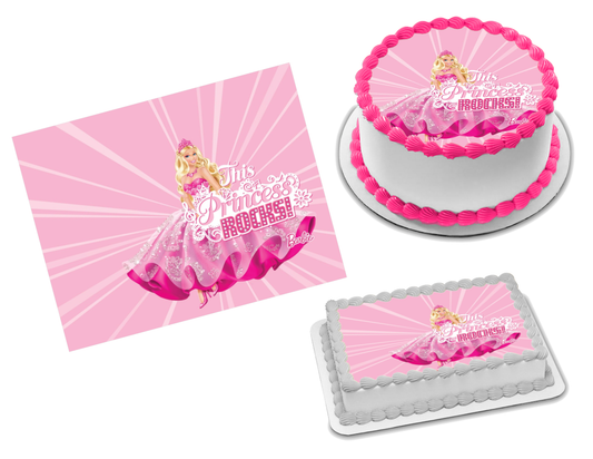 Barbie Edible Image Frosting Sheet #79 Topper (70+ sizes)