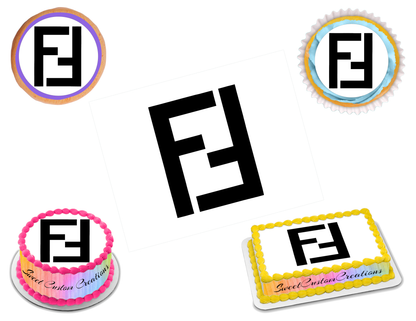 Fendi Edible Image Frosting Sheet #7 (70+ sizes)