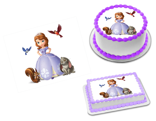 Sofia the First Edible Image Frosting Sheet #8 (70+ sizes)