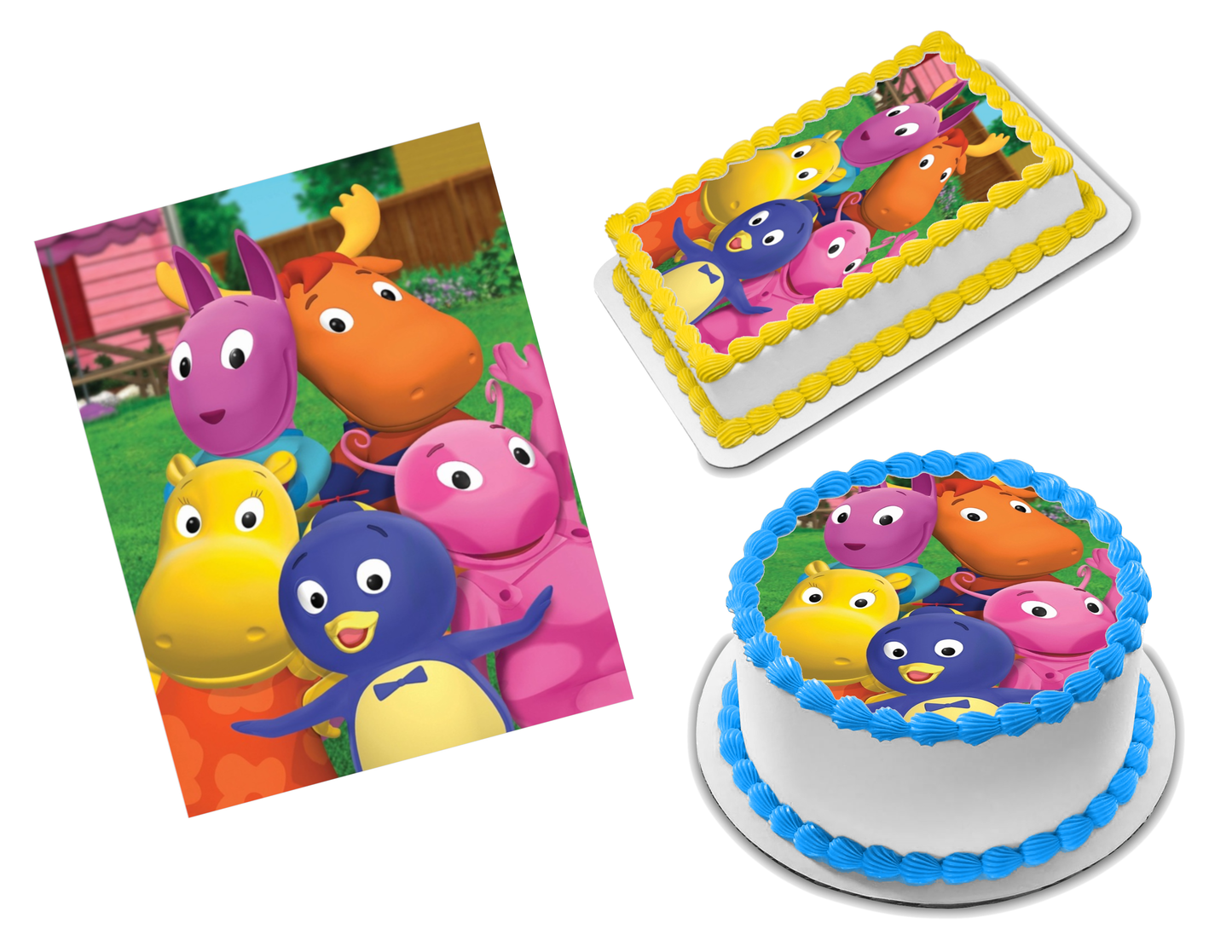 Backyardigans Edible Image Frosting Sheet #8 Topper (70+ sizes)