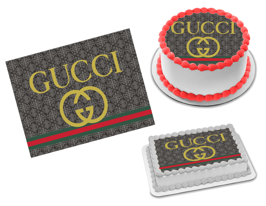 Gucci Edible Image Frosting Sheet #8 (70+ sizes)