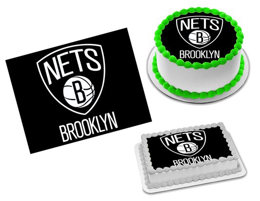 Brooklyn Nets Edible Image Frosting Sheet #8 Topper (70+ sizes)
