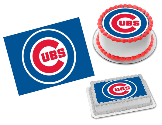 Chicago Cubs Edible Image Frosting Sheet #8 Topper (70+ sizes)