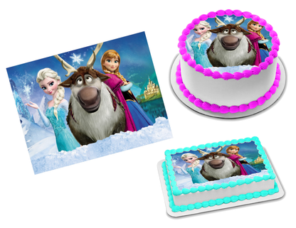 Frozen Edible Image Frosting Sheet #87 Topper (70+ sizes)