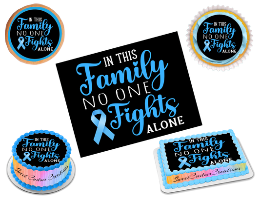 Prostate Cancer Awareness Edible Image Frosting Sheet #8 (70+ sizes)