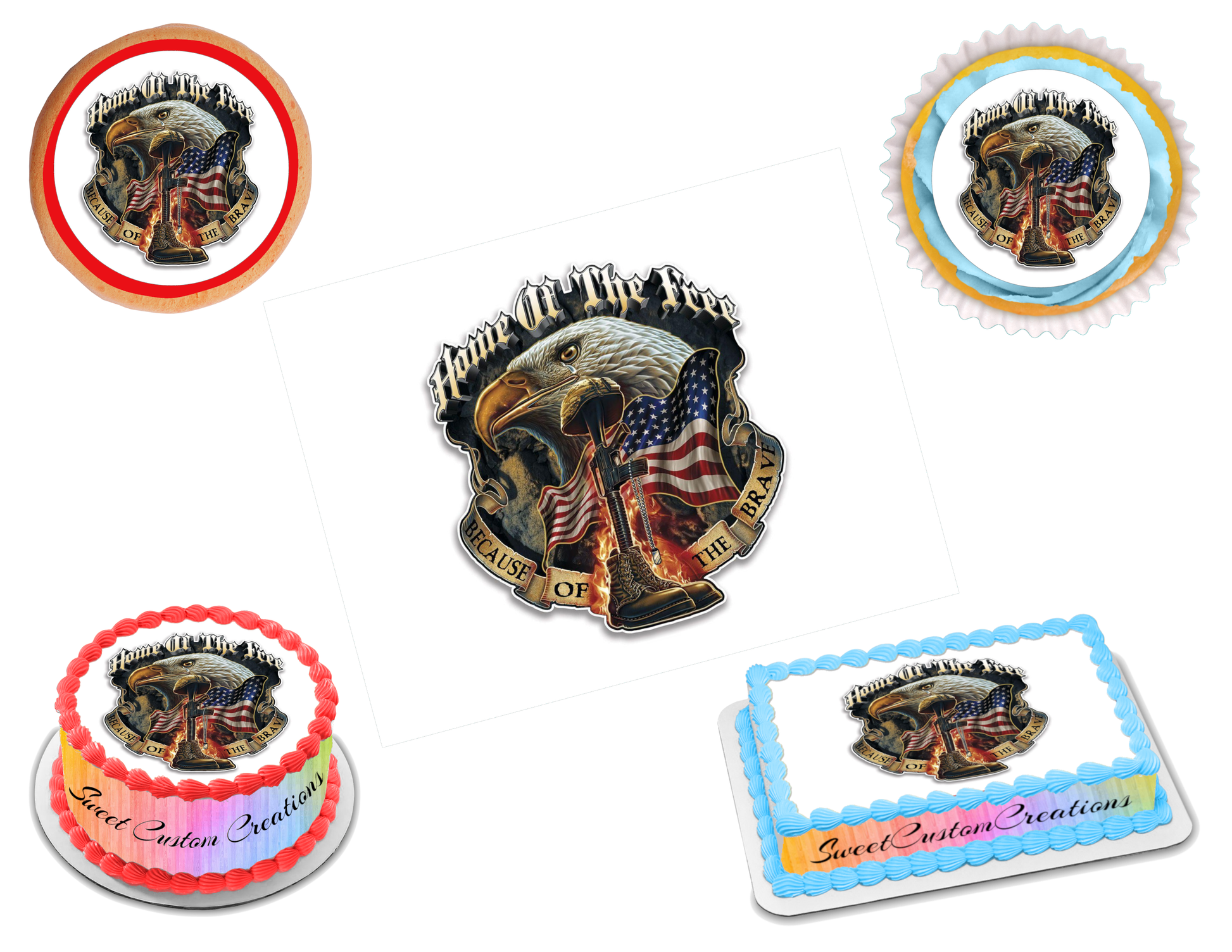 Marine Corps Edible Image Frosting Sheet #8 (70+ sizes)