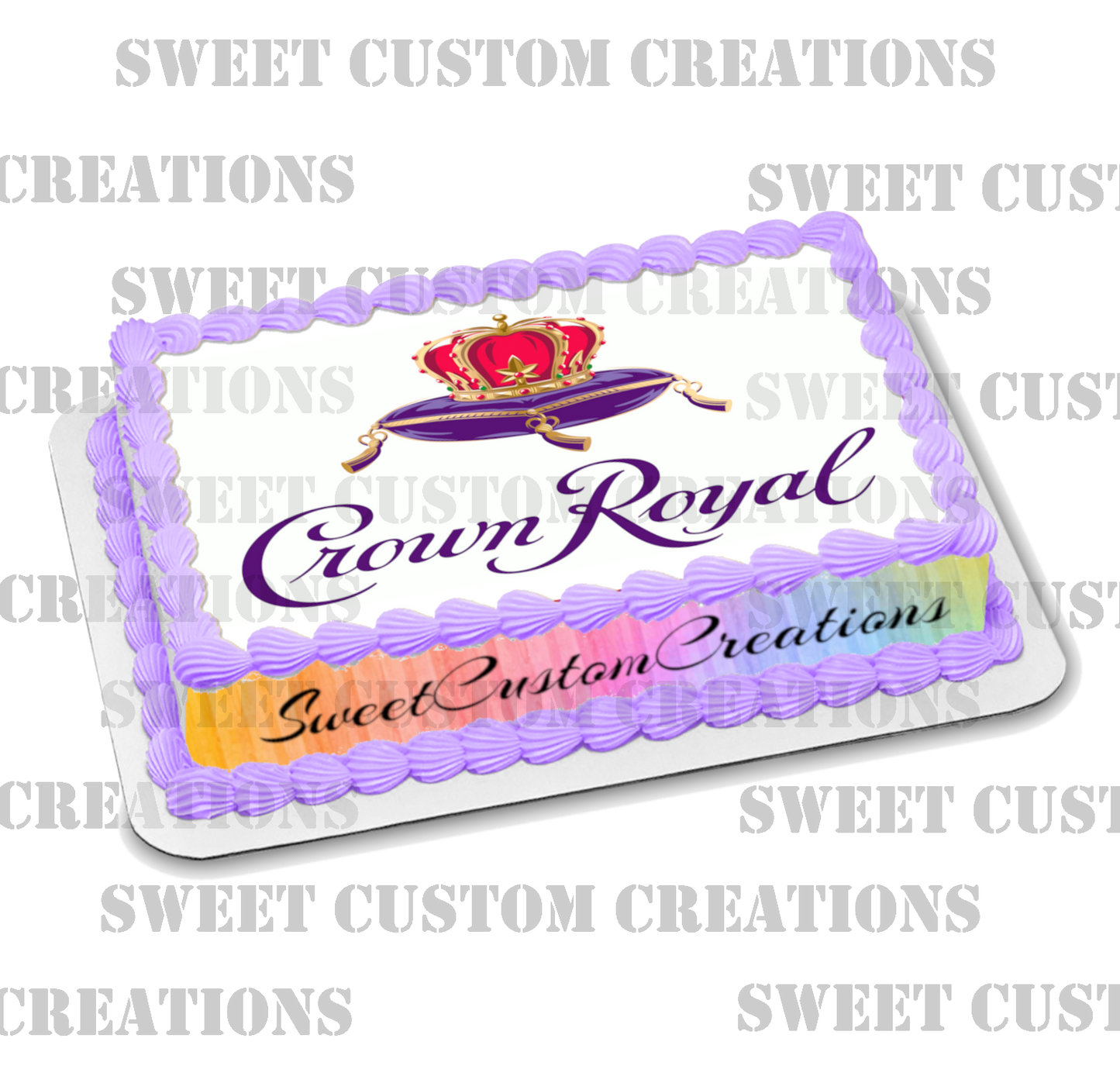 Crown Royal Edible Image Frosting Sheet #9 Topper (70+ sizes)