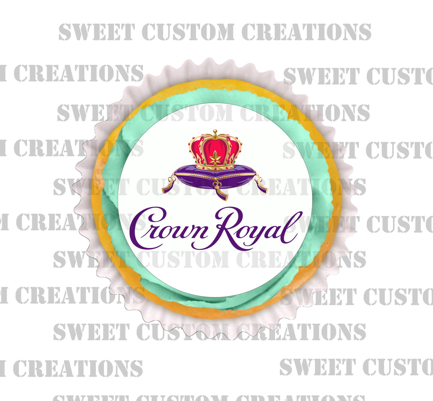 Crown Royal Edible Image Frosting Sheet #9 Topper (70+ sizes)