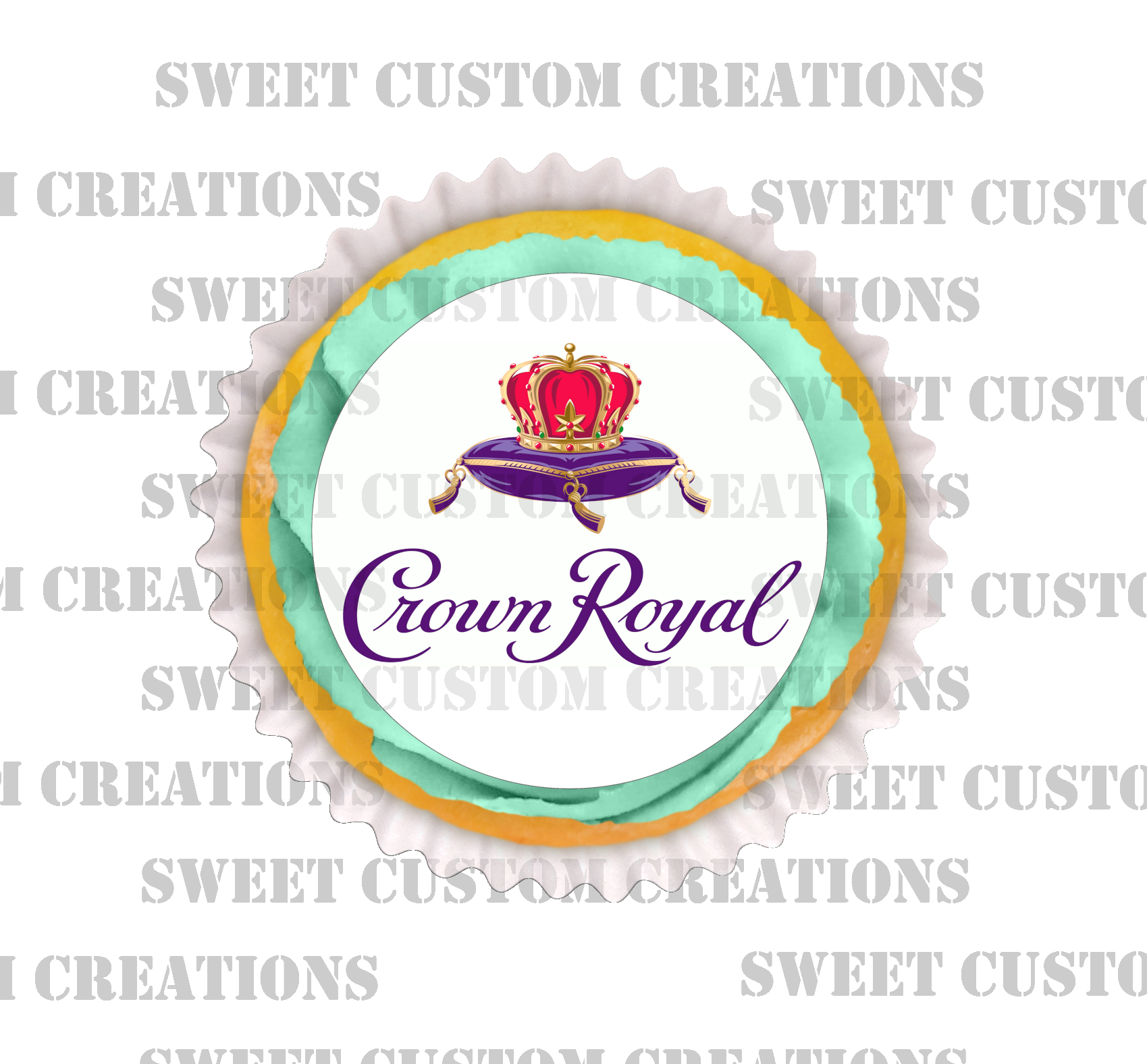 Crown Royal Edible Image Frosting Sheet #9 Topper (70+ sizes)