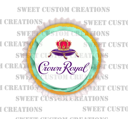 Crown Royal Edible Image Frosting Sheet #9 Topper (70+ sizes)