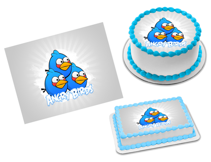 Angry Birds Edible Image Frosting Sheet #9 Topper (70+ sizes)