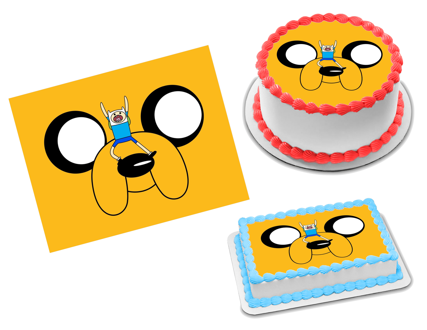 Adventure Time Edible Image Frosting Sheet #9 Topper (70+ sizes)