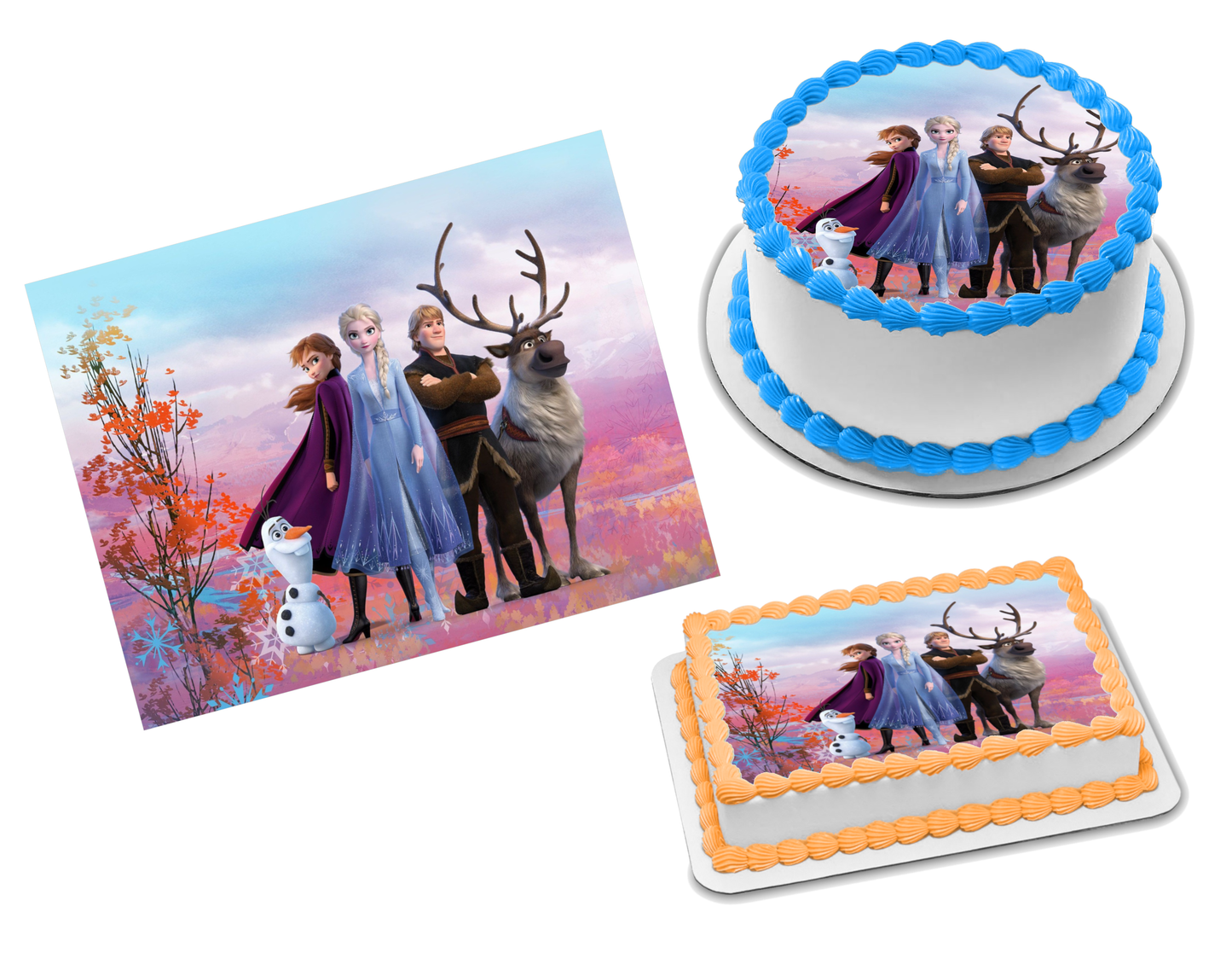 Frozen 2 Edible Image Frosting Sheet #9 Topper (70+ sizes)