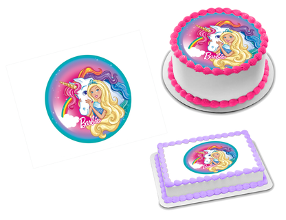 Barbie Dreamtopia Edible Image Frosting Sheet #91 Topper (70+ sizes)