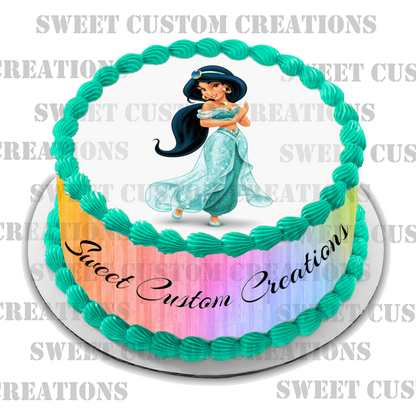 Princess Jasmine Edible Image Frosting Sheet #96 (70+ sizes)