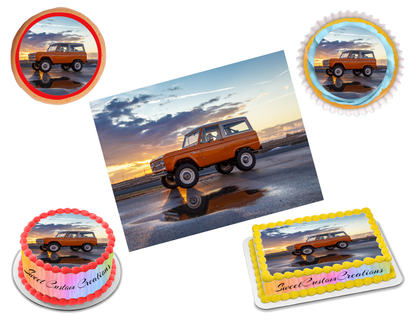 Ford Bronco Edible Image Frosting Sheet #9 (70+ sizes)