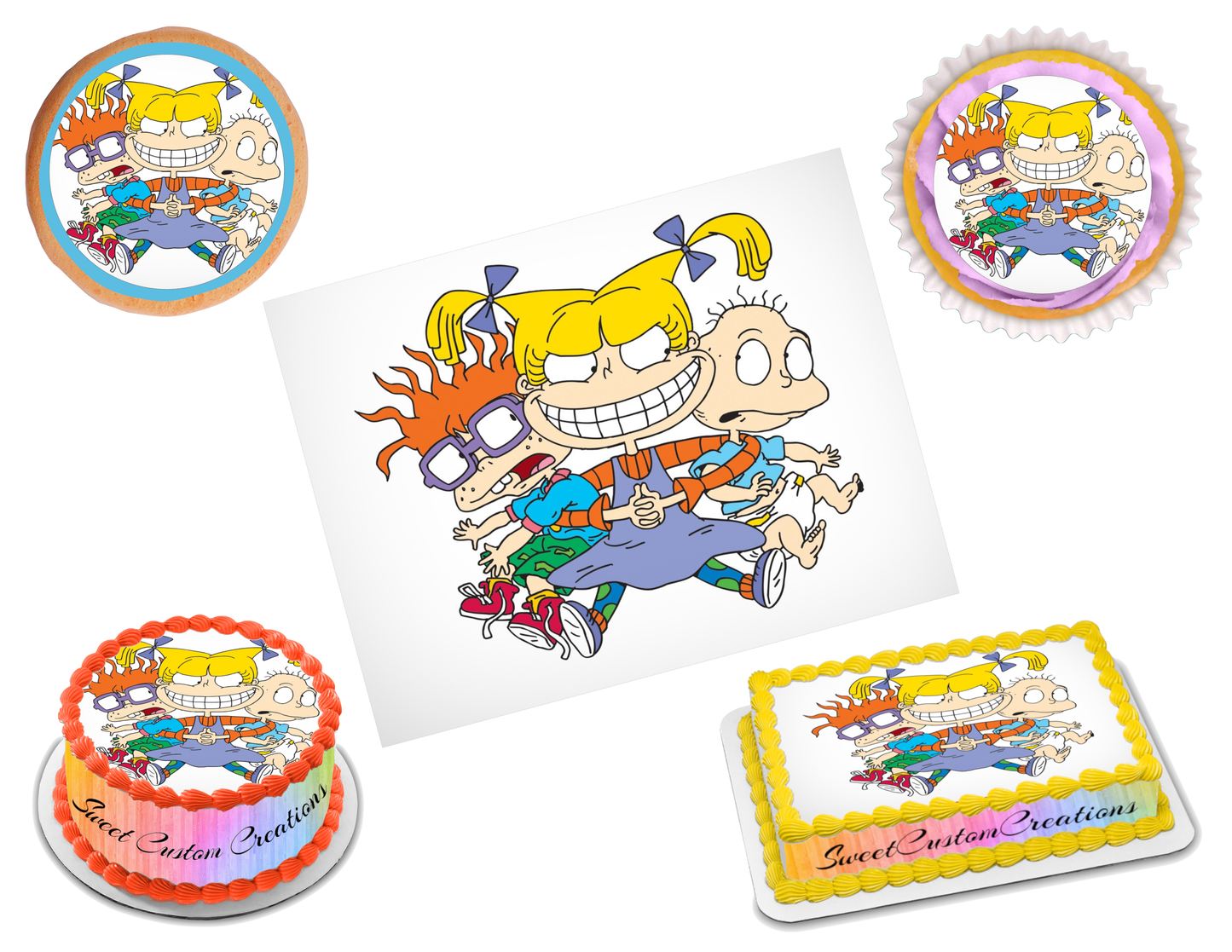 Rugrats Edible Image Frosting Sheet #9 (70+ sizes)