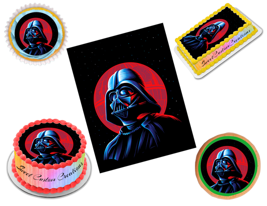 Darth Vader Star Wars Edible Image Frosting Sheet #9 (70+ sizes)