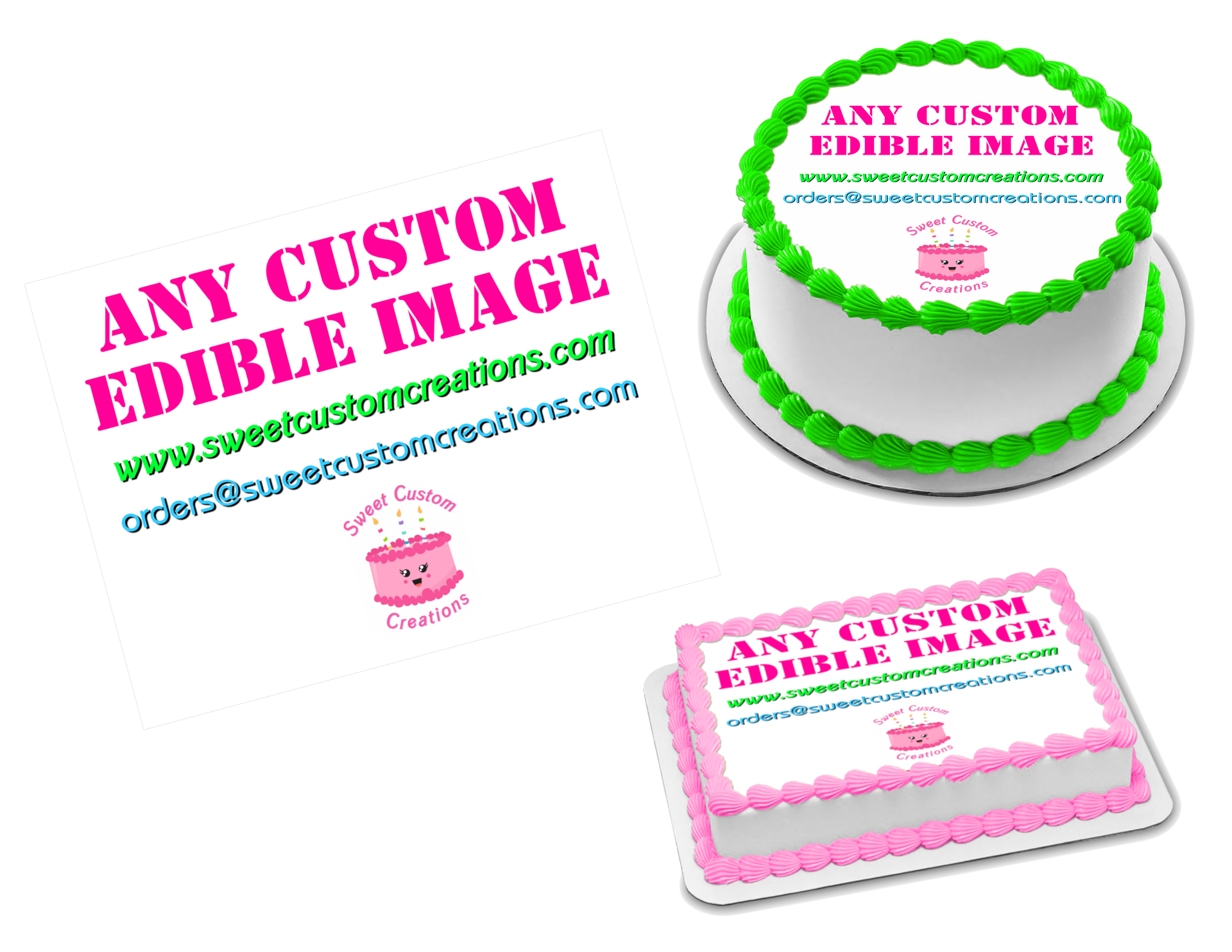 Sweet'n Treats  Custom Edible Cake and Cupcake Toppers